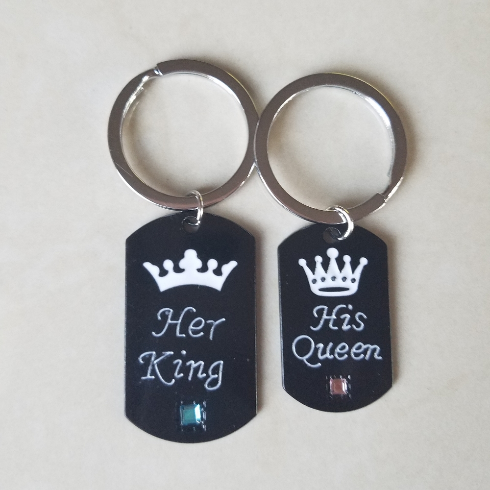 Couples keychain set